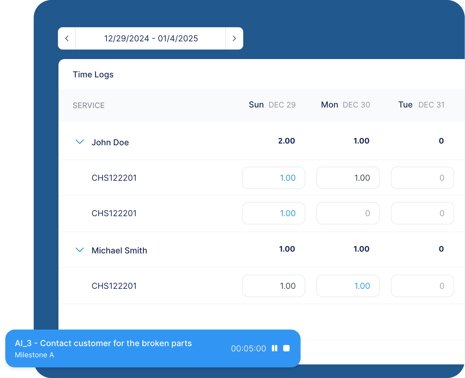 (7) RPS - Snippet - Time Tracking
