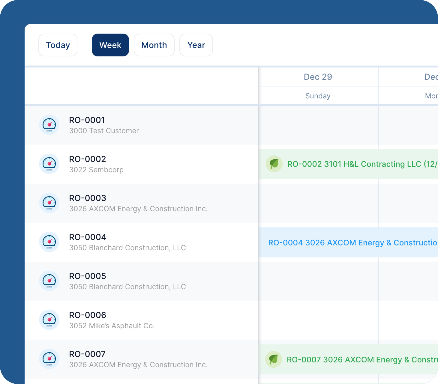(8) RTS - Snippet - Rent Order Calendar